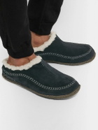 Sorel - Falcon Ridge II Fleece-Lined Suede Slippers - Black