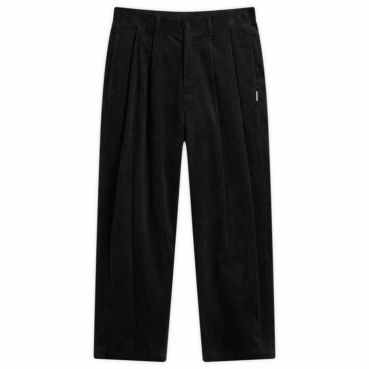 Photo: TTT MSW Men's Corduroy 2-Tuck Trousers in Black