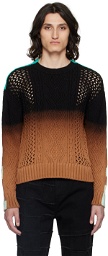 Andersson Bell Black Intarsia Sweater