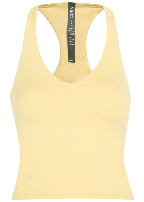Photo: Vuori Halo Performance 2.0 Jersey Workout Tank top Yellow