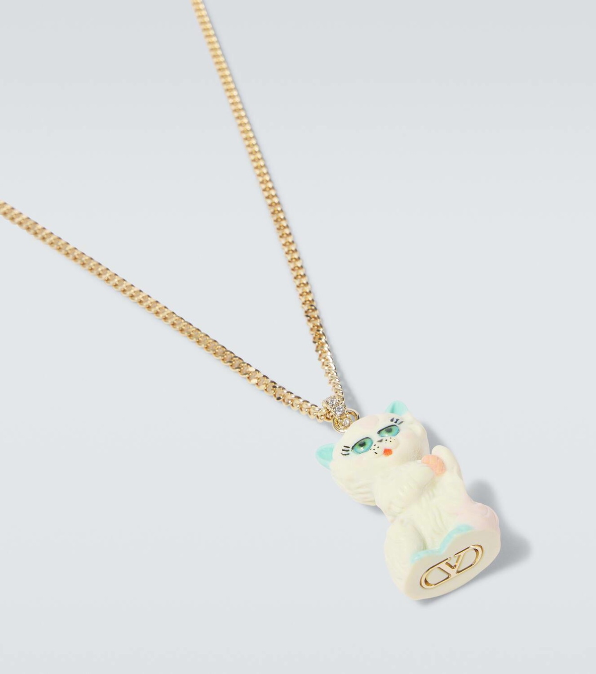 Valentino Garavani Le Chat De La Maison pendant necklace