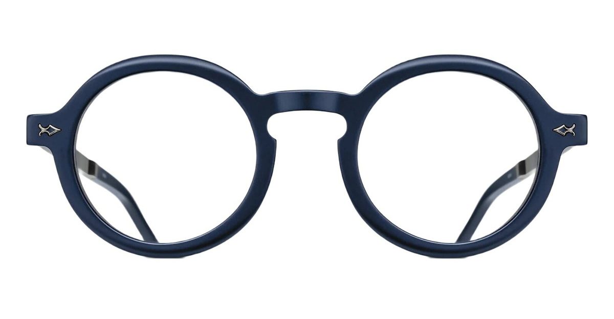 Matsuda M2067 - Matte Navy / Antique Silver Rx Glasses