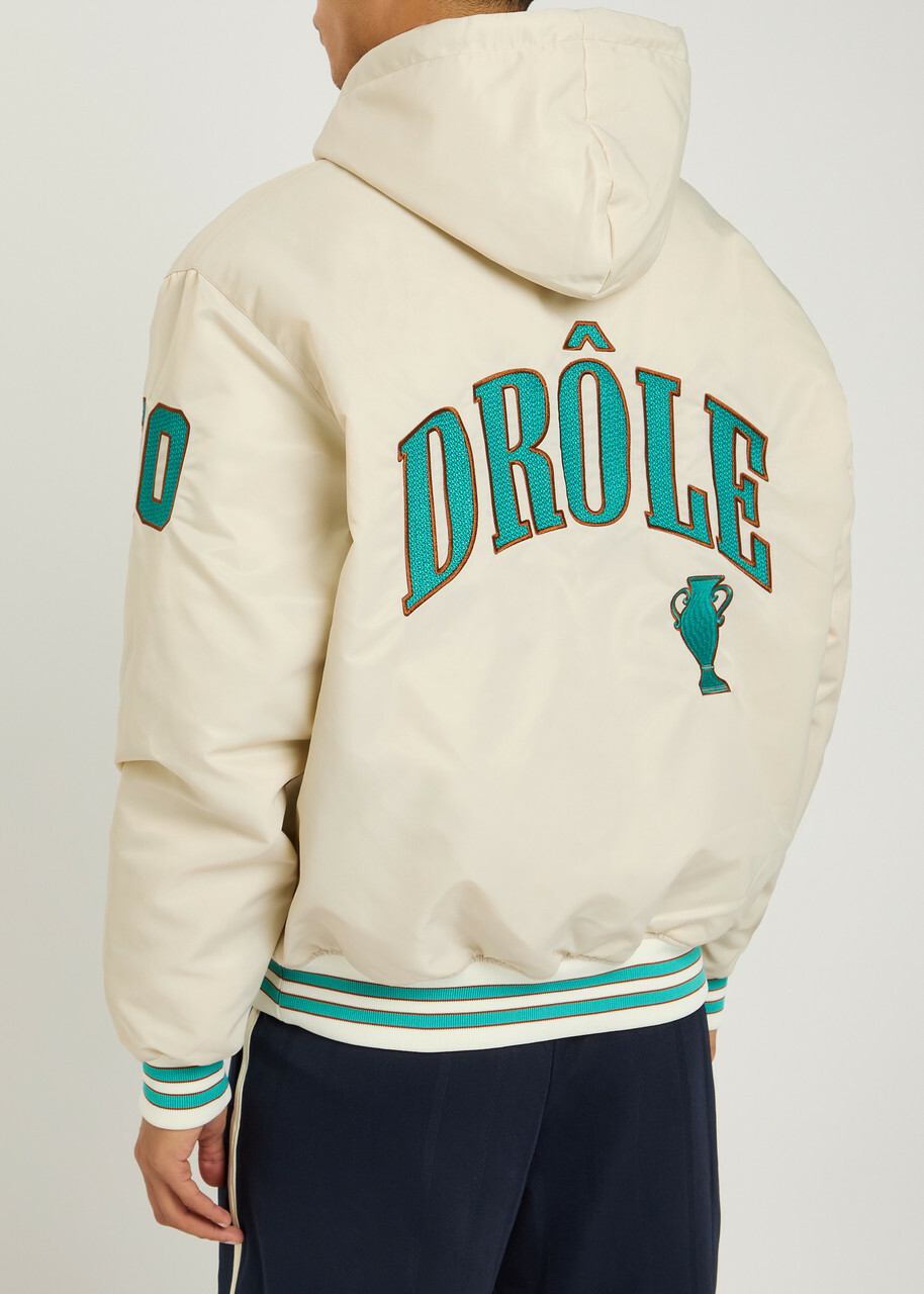 DRÔLE DE Monsieur La Veste Drôle Sport Shell Jacket Ecru