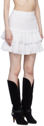 Isabel Marant Etoile White Naomi Mini Skirt
