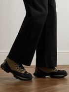 ROA - Andreas Strap Rubber-Trimmed Ripstop Boots - Brown
