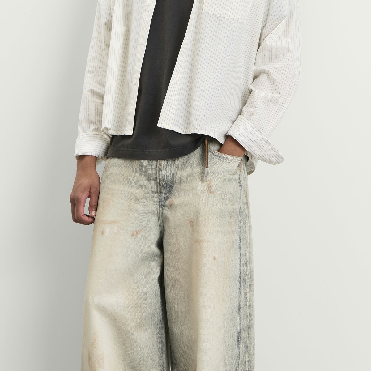 Won Hundred Men's Lyon Printed Denim Jeans in Digital Painted