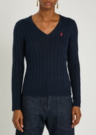 Polo Ralph Lauren Cable-knit Cotton Jumper Navy