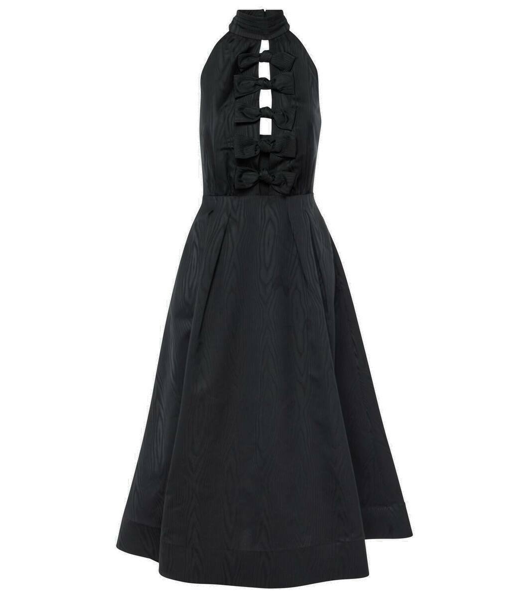 REBECCA VALLANCE ワンピース Charaya bow-detail 954475 Rebecca Vallance Charaya bow-detail halterneck midi dress