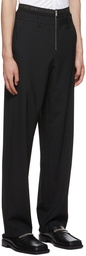 Dion Lee Black Rib Trousers