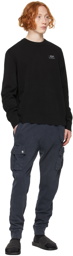 Diesel Black Knit Logo Sweatshirt