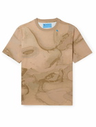 Klättermusen - Ask Logo-Embroidered Camouflage-Print Cotton-Jersey T-Shirt - Brown