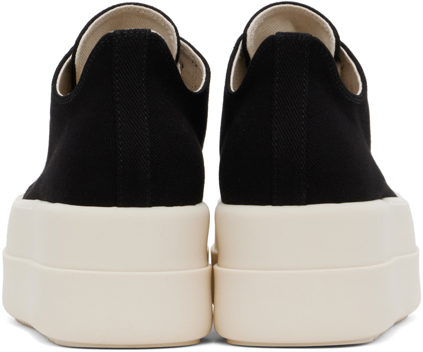 RICK OWENS Porterville Double Bumper Low Sneaks スニーカー Black Porterville Double Bumper Sneaks Sneakers by Rick