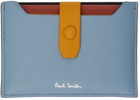Paul Smith Blue Leather Card Holder