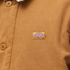 Dickies Men's Sherpa Lined Deck Jacket in Stonewashed Brown Duck