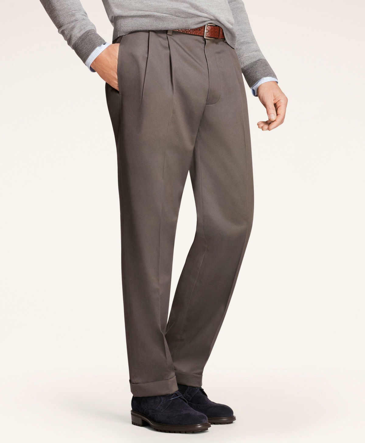 Brooks Brothers RegentFit Windowpane Wool Suit Pants
