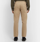 Séfr - Navy Harvey Cotton-Blend Trousers - Neutrals