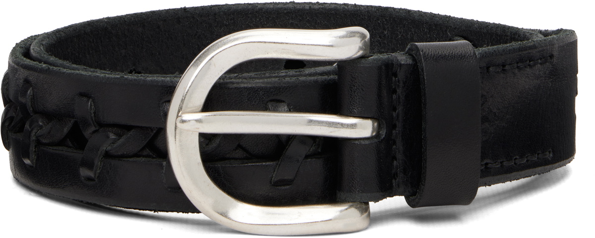 OUR LEGACY Black Twin Tongue Belt Our Legacy