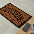 ICECREAM Men's Signage Rug in Natural 