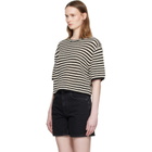 ANINE BING Black & Off-White Theo Sweater