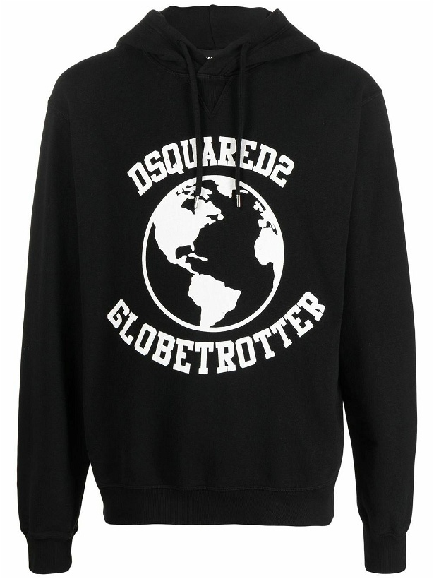 Photo: DSQUARED2 - Cotton Printed Hoodie