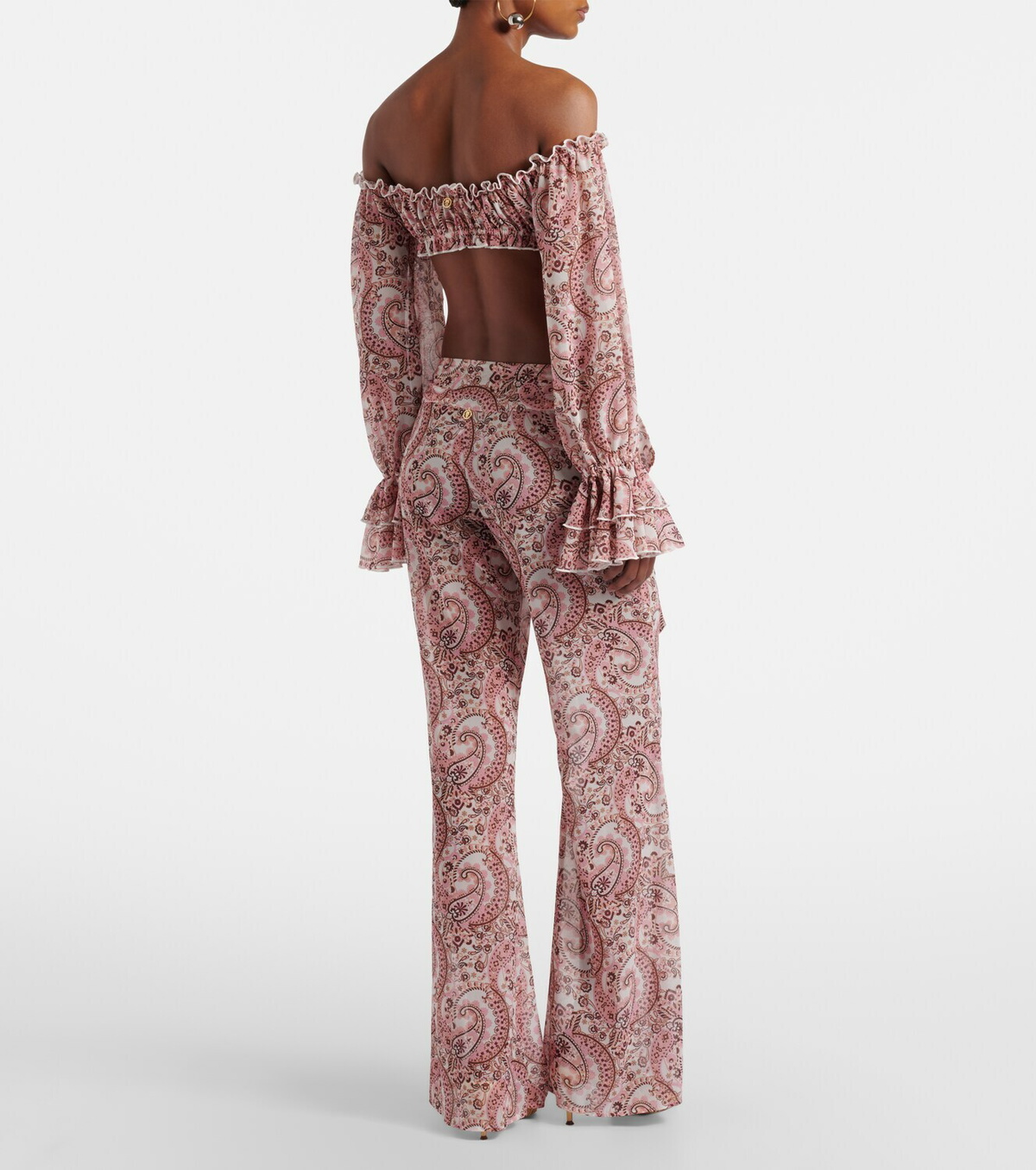 Bananhot Bowie paisley flared pants