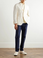 Polo Ralph Lauren - Garment-Dyed Cotton and Linen-Blend Blazer - White