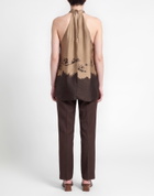 Manila Grace Womens Top Taupe