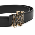 AMIRI Men's MA Logo Belt in Black