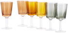 POLSPOTTEN Multicolor Library Wine Glasses