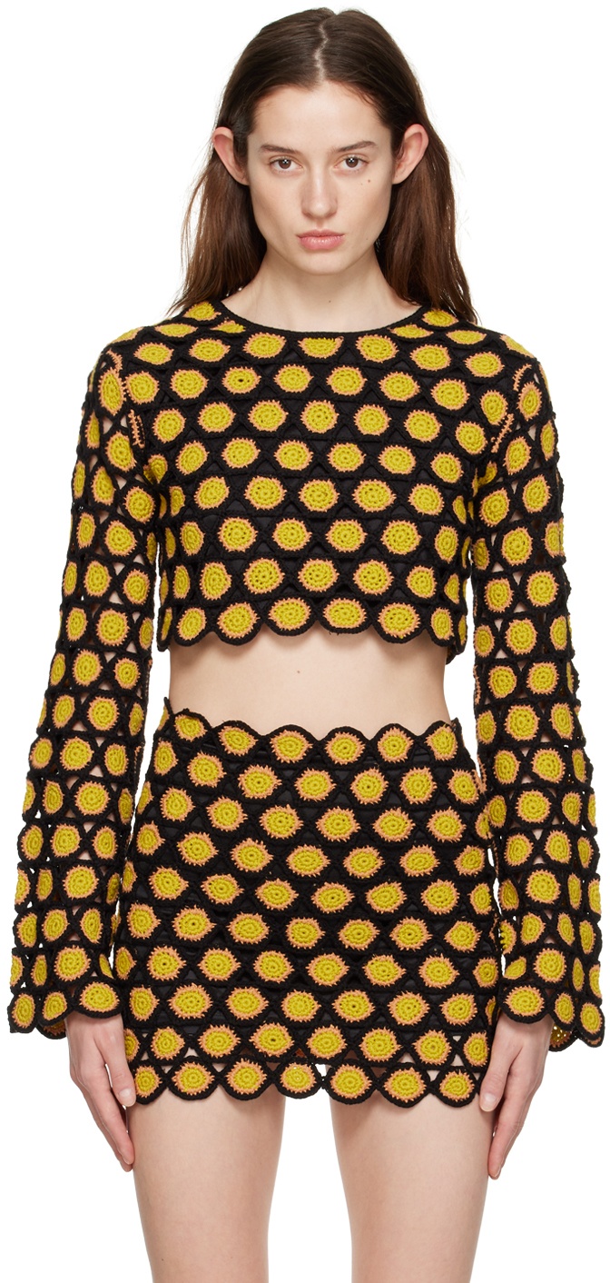 Simon Miller Black & Yellow Zoodle Sweater