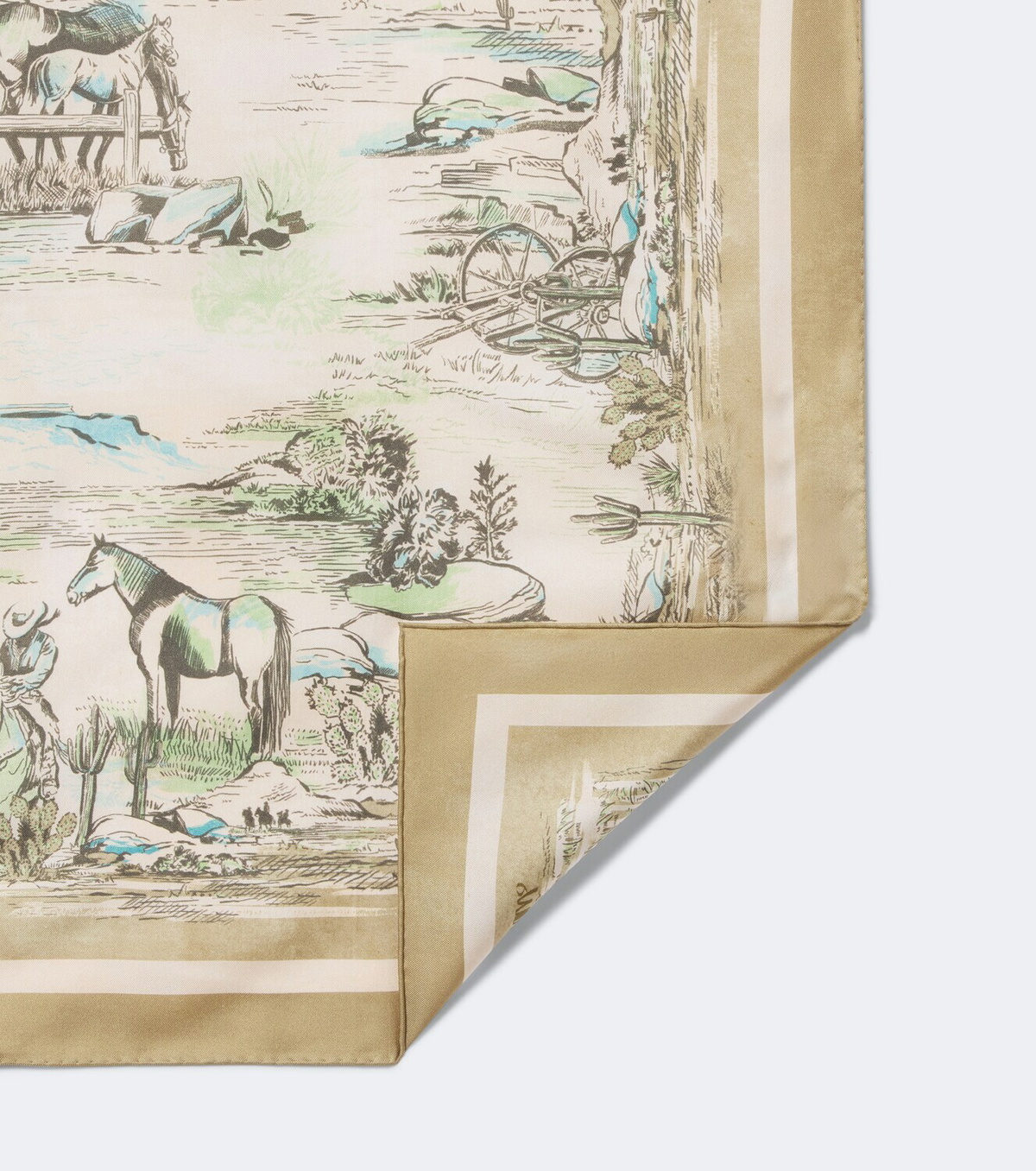 Alémais Scout printed silk scarf