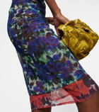 Dries Van Noten - Floral off-shoulder midi dress