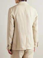 Sunspel - Unstructured Linen Suit Jacket - Neutrals