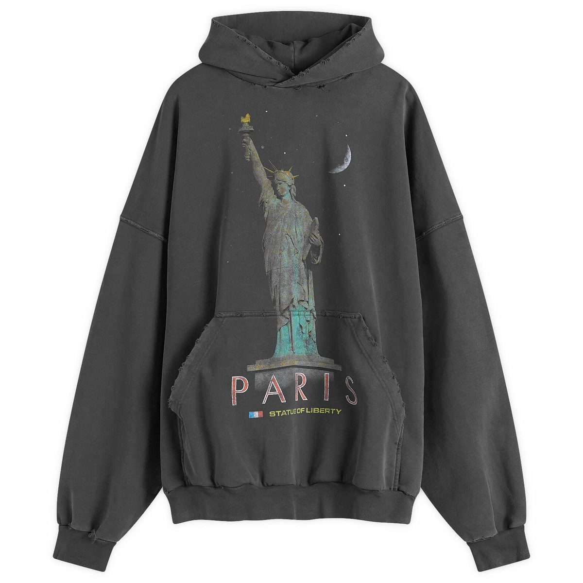 直営店*BALENCIAGA*CITIES PARISフーディ Balenciaga - Cities Paris cotton hoodie Balenciaga