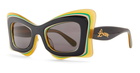 Loewe Lw40140u - Multicolor / Black Sunglasses