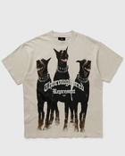 Represent Thoroughbred T Shirt Beige - Mens - Shortsleeves