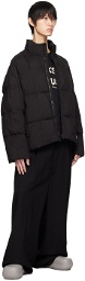 AMBUSH Black Patch Puffer Jacket