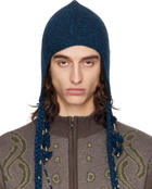 HYEIN SEO Blue Tassel Charm Beanie