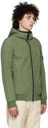 Stone Island Green Soft Shell Jacket