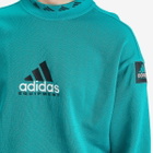 Adidas Men's EQT Reflect Crew Sweat in Equipment Green