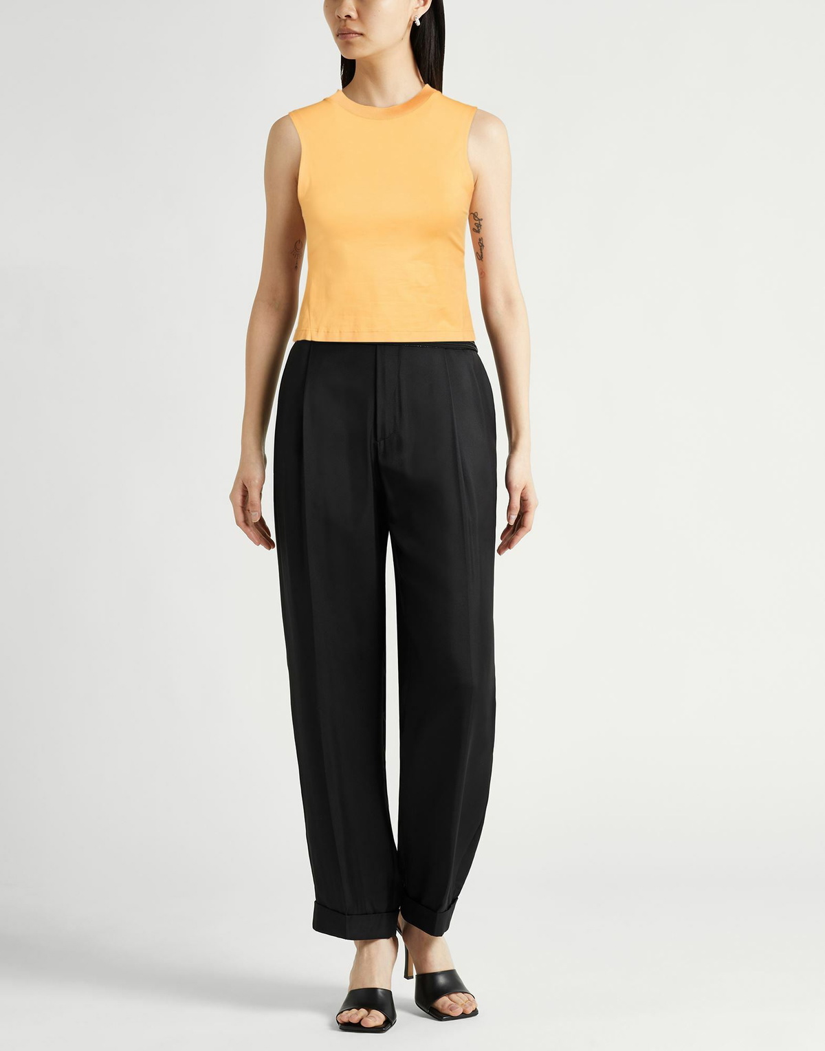 Herno Womens T-shirt in Mandarin