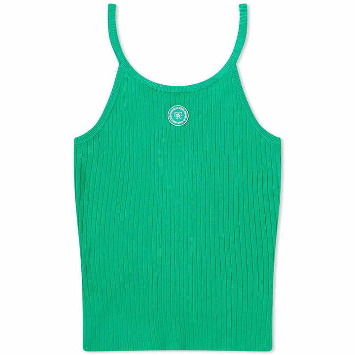 Photo: Sporty & Rich Women's SRHWC Ribbed Tank in Verde