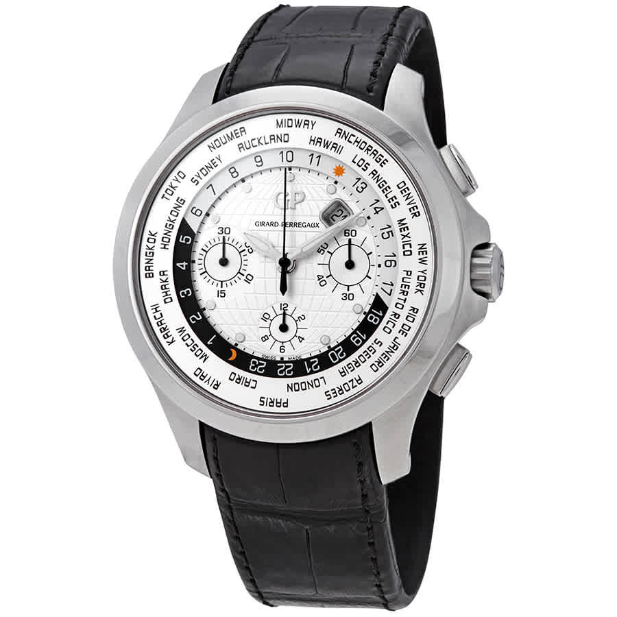 Girard Perregaux Traveller WW.TC Chronograph Automatic Mens Watch 49700-11-133-BB6B