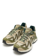 Salomon Xt-whisper Embroidery Panelled Mesh-knit Sneakers Green