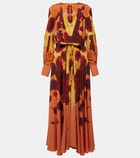 Altuzarra Peirene printed midi dress