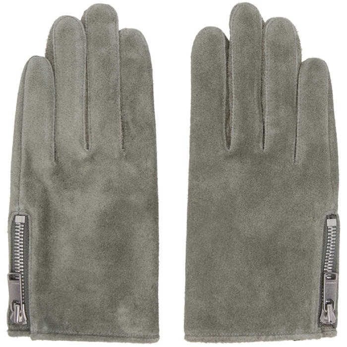 Photo: nonnative Grey GRIP SWANY Edition Leather Rider Gloves