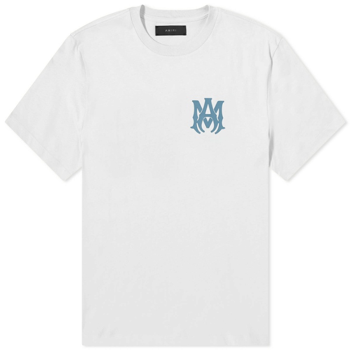 Photo: AMIRI Men's MA Logo T-Shirt in Grey Dawn