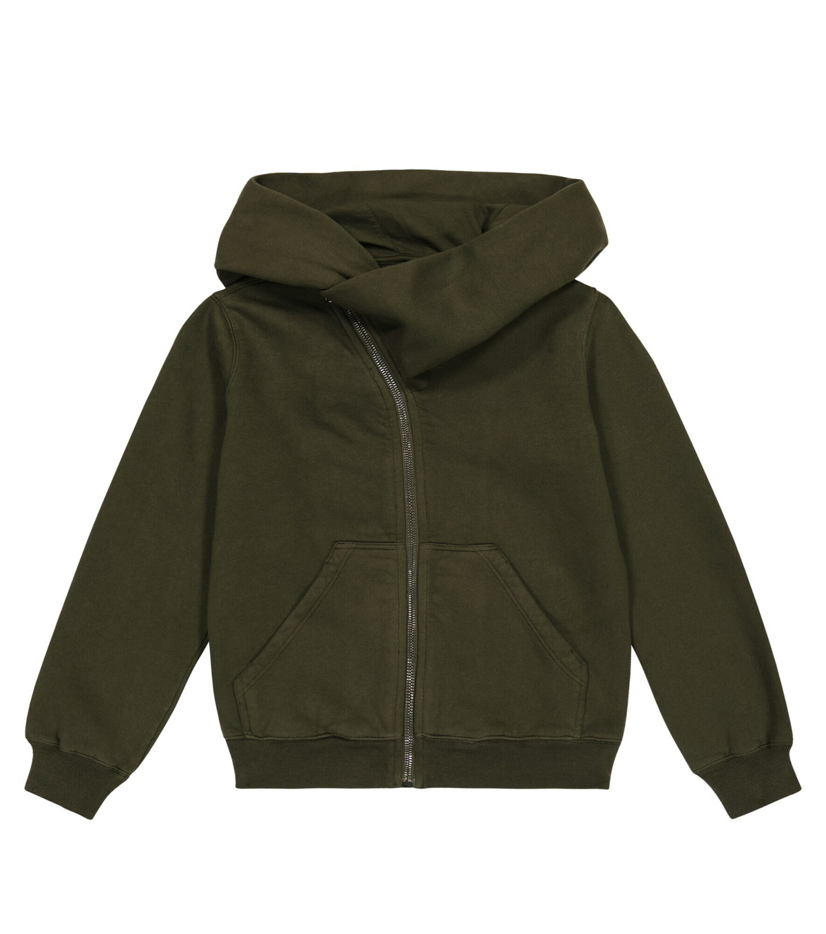 Rick Owens Kids Mountain asymmetric hoodie - Black