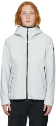 Moncler White Mayon Down Jacket