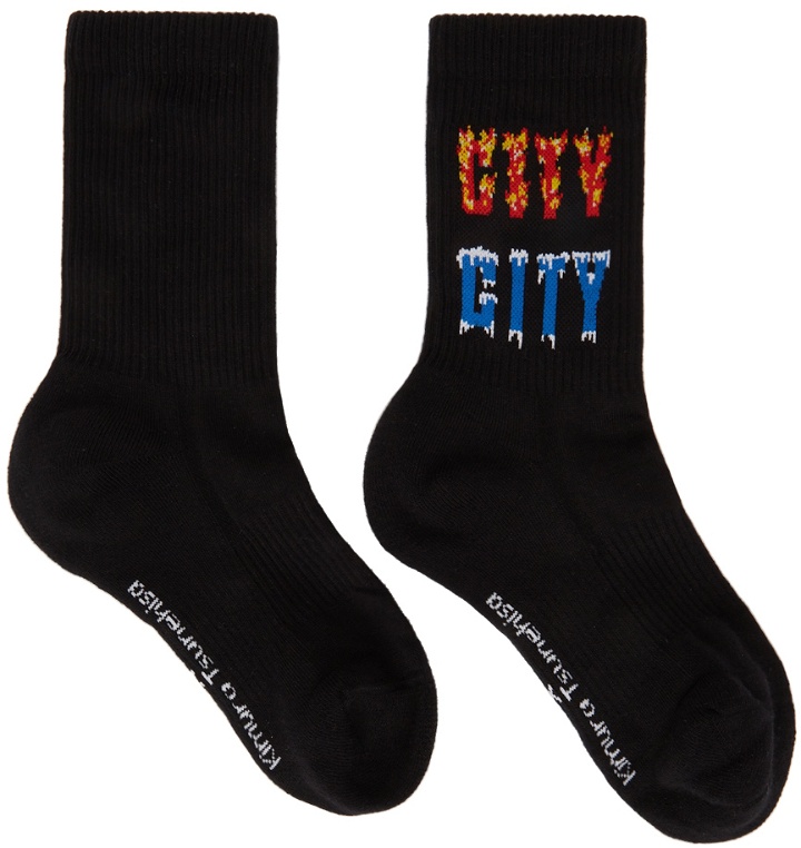 Photo: Paco Rabanne Black Kimura Tsunehisa Edition 'City' Socks